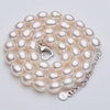 Chuỗi vòng cổ Ngọc trai tự nhiên Cao cấp Hạt xoài mọng - RICE PEARL (6-9ly) CTJ4608