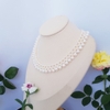 Chuỗi vòng cổ Ngọc trai Thiên nhiên Cao cấp - Kết hàng chùm Vĩnh cửu - RACEME PEARL (4-8ly) - CTJ1205