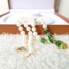 Vòng cổ Ngọc trai Cao cấp Chuỗi đơn Mix mã não - Quà tặng Mẹ - NULLAN PEARL (8ly) - CTJ0210