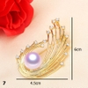 Cài áo ngọc trai 9 mẫu đẹp Drop PEARL(9-10ly) - CTJ5127