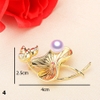 Cài áo ngọc trai 9 mẫu đẹp Drop PEARL(9-10ly) - CTJ5127