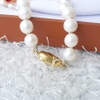 Vòng cổ Ngọc trai nước ngọt Thiên nhiên Cao cấp - Chuỗi đơn tròn Mix đá mã não - Quà tặng Mẹ - NULLAN PEARL (8-9ly) - CTJ1010