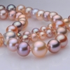 Vòng cổ ngọc trai thiên nhiên Cao cấp Chuỗi đơn tròn xuất sắc Mix màu SylphPearl(4-9ly) - CTJ1112