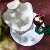 Mặt dây chuyền ngọc trai thiên nhiên Cao cấp Bạc S925 nạm Zircon Bông lúa - BongPearl(9-10ly) - CTJ2101