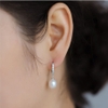 Bông tai Ngọc trai nước ngọt Thiên nhiên Cao cấp - Kiểu móc Tinh tế - FANY PEARL (8-9ly) - CTJ2209