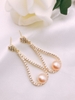 Bông tai Ngọc trai nước ngọt Thiên nhiên Cao cấp - Kiểu thả giọt nước tinh tế - KAITO PEARL (8-9ly) - CTJ2301