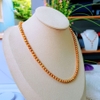 Vòng cổ Ngọc trai nước ngọt Thiên nhiên Cao cấp - ChuỗI đơn vàng sang trọng - GOLDEN PEARL (5-6ly) - CTJ2411