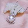 Mặt dây chuyền Ngọc trai nước ngọt Thiên nhiên Cao cấp - Hoa vô hình - INFINITY PEARL (10ly) - CTJ2610