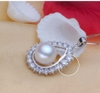 Mặt dây chuyền Ngọc trai nước ngọt Thiên nhiên Cao cấp - Mắt ngọc - PEARL EYES (9-10ly) - CTJ2810