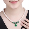 Vòng cổ ngọc trai tự nhiên Cao cấp - Quà tặng Bà và Mẹ - GIFT PEARL (8-10ly) - CTJ3012
