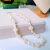 Vòng cổ Ngọc trai nước ngọt Thiên nhiên Cao cấp - ChuỗI đơn kết chùm dâu - KAITY PEARL (3-8ly) - CTJ3611