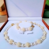 Bộ trang sức Ngọc trai nước ngọt Thiên nhiên Cao cấp 2M - ChuỗI đơn kết chùm dâu - KAITY PEARL (3-8ly) - CTJ3611