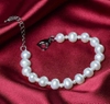 Vòng tay Ngọc trai nước ngọt Thiên nhiên Cao cấp - Trái tim thuần khiết - PURE PEARL (8-9ly) - CTJ3710