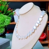 Vòng cổ Ngọc trai nước ngọt Thiên nhiên Cao cấp -ChuỗI đơn hoa Baroque - BARON PEARL (12-13ly) - CTJ3911