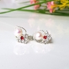 Bông khuyên tai ngọc trai Kiểu nụ trái tim Miss Pearl(6ly) - CTJ6606
