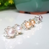 Bông khuyên tai ngọc trai Kiểu nụ Phong cách Kiss Pearl(6ly) - CTJ6706