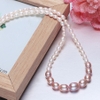 Vòng cổ ngọc trai tự nhiên Cao cấp Chuỗi đơn xoài 9 mọng NINE PEARL (5-9ly) - CTJ6308