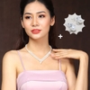 Chuỗi Vòng Cổ Ngọc Trai Tự Nhiên Cao Cấp - Kết Chùm Vuông  SQUAD PERL (6-7ly) - CTJ4508