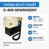 Thông số kỹ thuật máy hút bụi giảm tiếng ồn S-405 NewroDent 1000W 16kPa dành cho phòng khám nha khoa và phòng thí nghiệm