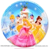 Combo 6 đĩa giấy công chúa DISNEY