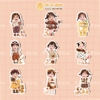 Chibi bé gái tông nâu ĐÁNG YÊU - Mẫu mới