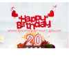 Tag bánh Happy Brithday