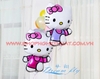 Bóng sinh nhật-hình Kitty chạy bộ