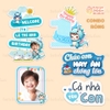 COMBO CHIBI SINH NHẬT CHO BÉ TUỔI RỒNG - RỒNG XANH CB-LX01