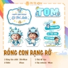 COMBO CHIBI RỒNG CON RẠNG RỠ - RỒNG XANH DƯƠNG