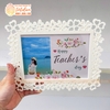 QUÀ TẶNG 20/11- Quà tặng ngày nhà giáo Việt Nam - Khung ảnh họa tiết để bàn 13x18cm miễn phí in ảnh