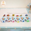Kèn tắc kè chủ đề heo con hồng (set 6)