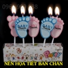 Nến họa tiết BÀN CHÂN