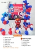 SET BÓNG TRANG TRÍ SINH NHẬT BÉ TRAI CHỦ ĐỀ SIÊU NHÂN, ANH HÙNG PO-J008