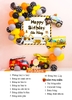 SET BÓNG SINH NHẬT - CHỦ ĐỀ Ô TÔ - MÁY BAY PO-KA014