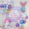 SET PHÔNG TRANG TRÍ SINH NHẬT CHỦ ĐỀ NÀNG TIÊN CÁ PO-SB024
