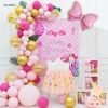 SET PHÔNG TRANG TRÍ SINH NHẬT BÉ GÁI CHỦ ĐỀ NÀNG TIÊN CÁ PO-SB031