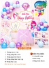 SET PHÔNG SINH NHẬT BÉ GÁI CHỦ ĐỀ NÀNG TIÊN CÁ PO-SB042