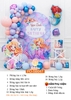 SET BÓNG TRANG TRÍ SINH NHẬT BÉ GÁI CHỦ ĐỀ CÔNG CHÚA PO-SB047