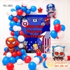 SET BÓNG TRANG TRÍ SINH NHẬT BÉ TRAI CHỦ ĐỀ SIÊU NHÂN, ANH HÙNG PO-J005
