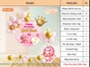 SET BÓNG SINH NHẬT CHO BÉ TUỔI RỒNG PO-L017