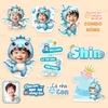 COMBO CHIBI SINH NHẬT CHO BÉ TUỔI RỒNG - RỒNG XANH CB-LX01