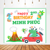 Phông sinh nhật chủ đề khủng long