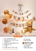 SET BÓNG TRANG TRÍ SINH NHẬT PHONG CÁCH HÀN QUỐC SD-D047