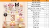 KUROMI - SET BÓNG SINH NHẬT CHO BÉ GÁI KÈM DÂY CHỮ SD-KC010