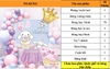 KUROMI - SET BÓNG SINH NHẬT CHO BÉ GÁI KÈM PHÔNG PO-KC011