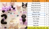 KUROMI - SET BÓNG SINH NHẬT CHO BÉ GÁI KÈM DÂY CHỮ SD-KC006