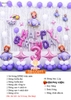 SET BÓNG TRANG TRÍ SINH NHẬT BÉ GÁI CHỦ ĐỀ CÔNG CHÚA SB-LC011