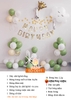 SET BÓNG TRANG TRÍ SINH NHẬT PHONG CÁCH HÀN QUỐC SD-D015