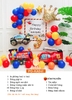 SET BÓNG SINH NHẬT - CHỦ ĐỀ Ô TÔ - MÁY BAY PO-KA041