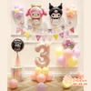 KUROMI - SET BÓNG SINH NHẬT CHO BÉ GÁI KÈM DÂY CHỮ SD-KC010